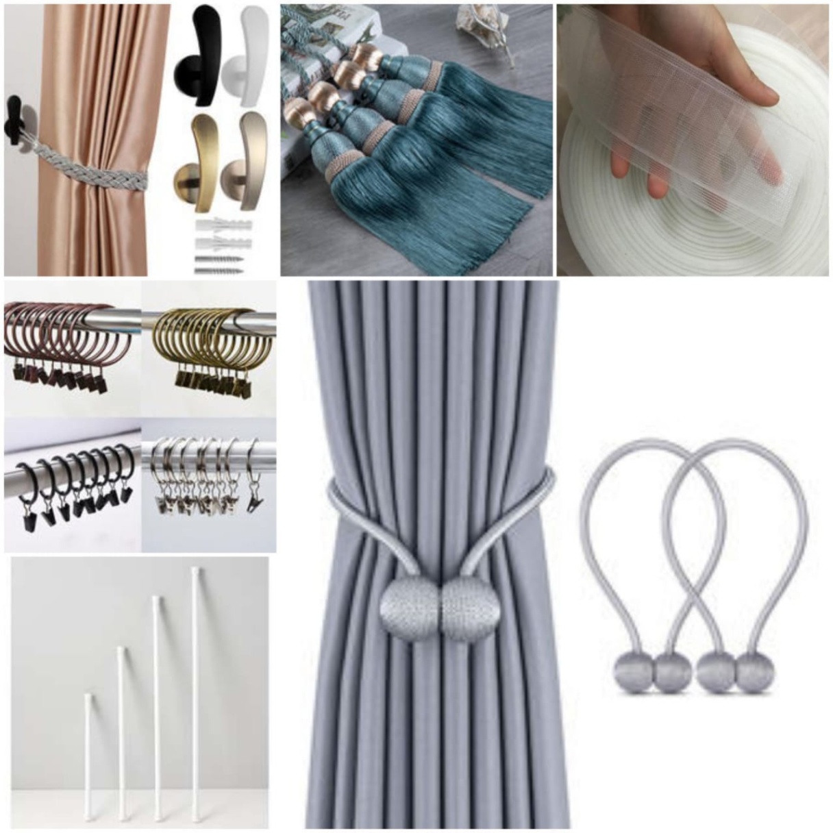 accessories for curtains Bulan 2 Curtain Accessories