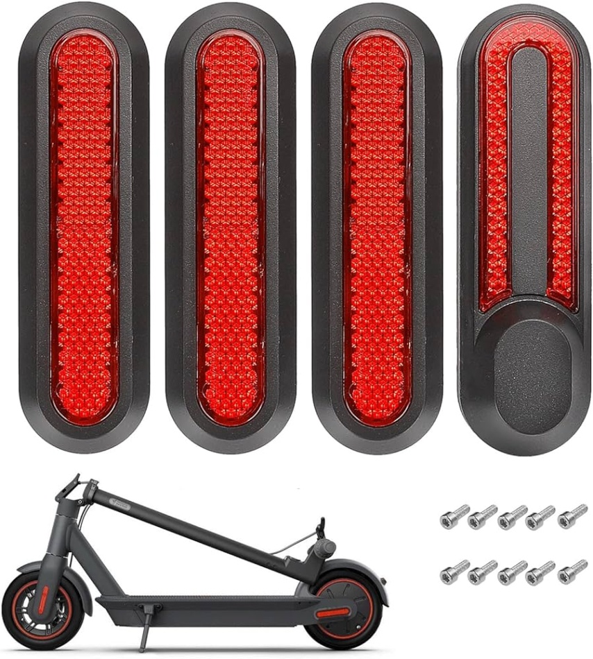 accessories for e scooter Bulan 2 Electric Scooter Reflective Decorative Side Cover Compatible with Xiaomi  M PRO PRO  S Essential Lite Wheel Hubs Cover with Reflective Stickers