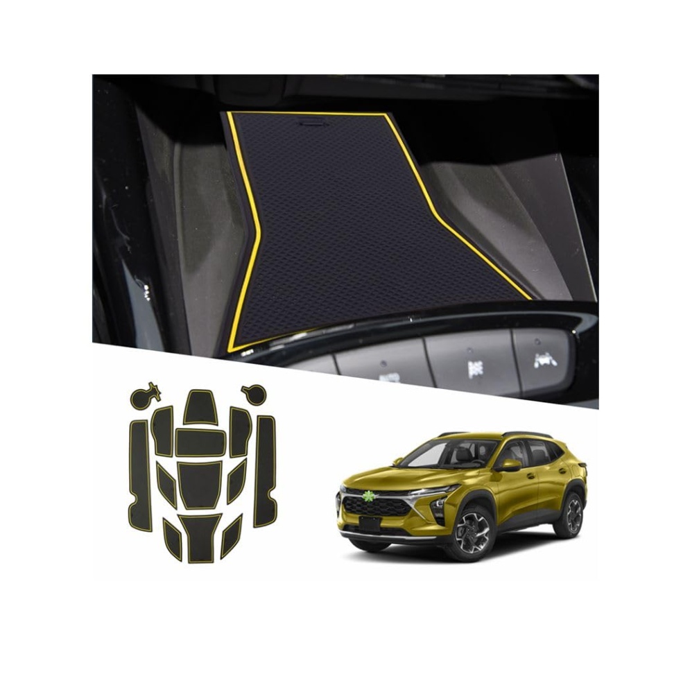 2024 chevy trax accessories Niche Utama Home Door Slot Mats for  Chevy Trax Accessories PCS/Sets Non-Slip Dust  Mats  Chevy Trax Cup Holder Inserts Chevy Trax  Cup Liner  Compatible